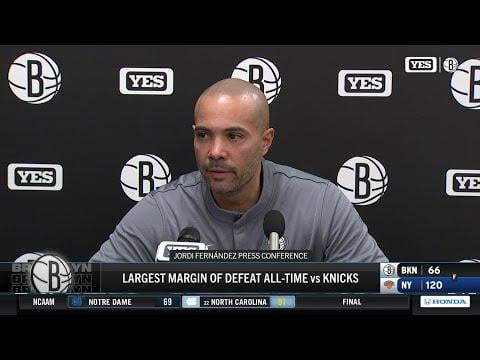Coach Fernández on Loss to Knicks