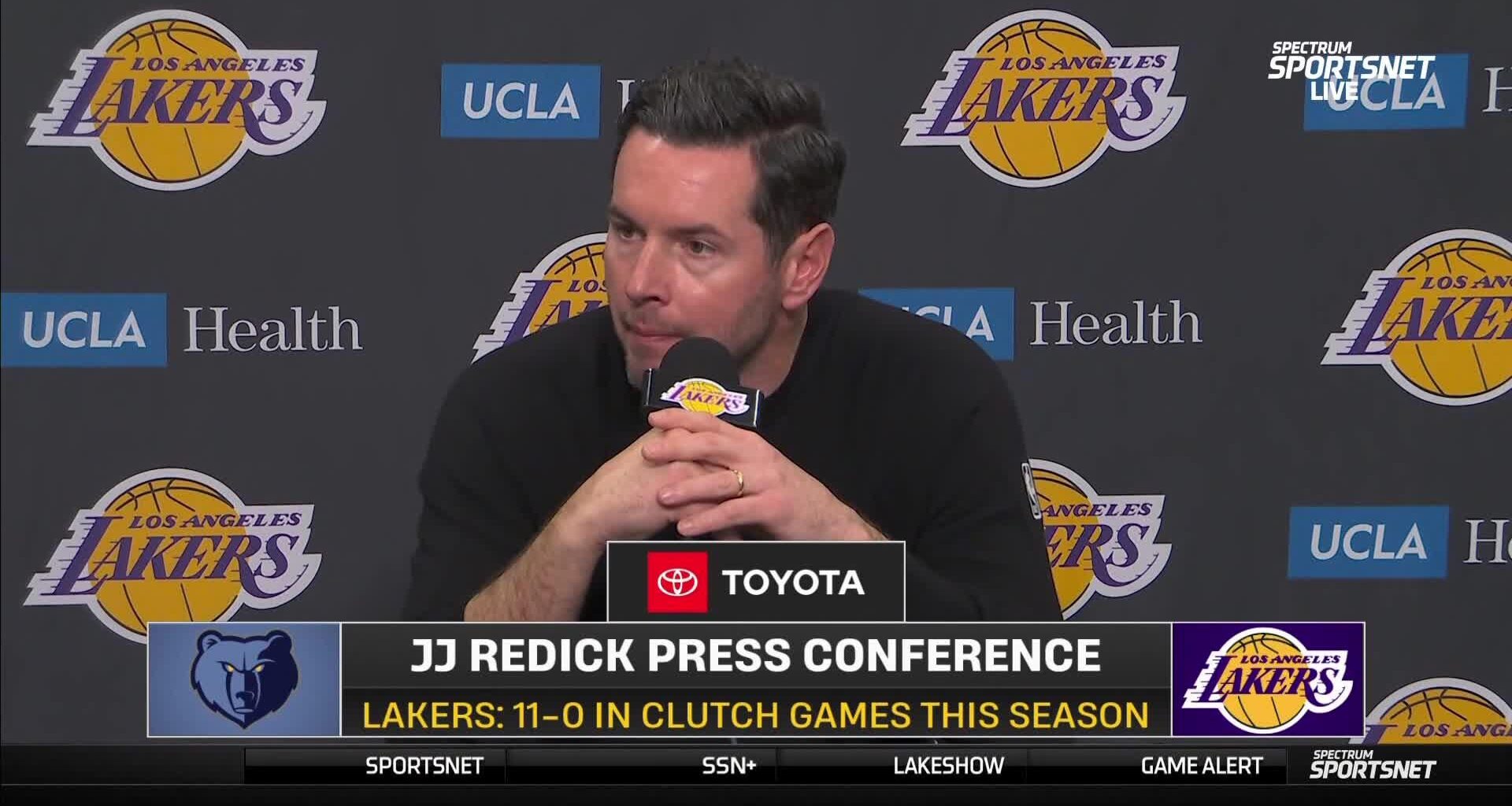 JJ Redick gives a blunt answer on his decision to close with Jaxson Hayes over Deandre Ayton: "He was playing better."