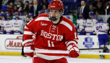 Tynan Lawrence’s start at BU, Malhotra vs. Desnoyers, prospects to watch at 2026 Olympics: Mailbag