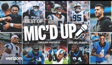 Best MIC'D UP moments from the 2025 season | Carolina Panthers