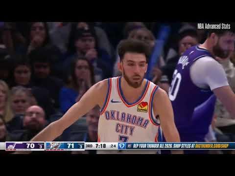 Chet Holmgren vs Jazz 23 Pts 12 Rebs 1 Asts Highlights