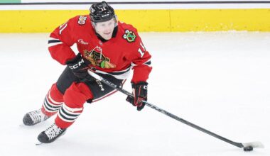 Getting to know Blackhawks forward Oliver Moore: Sizzling speed and family memoirs
