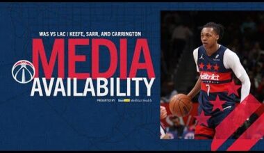 Media Availability: Head Coach Brian Keefe, Alex Sarr, and Bub Carrington | 1.19.26