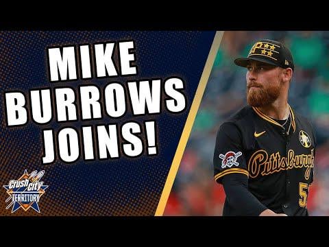 [Crush City Territory] New Astros starter Mike Burrows joins Tyler Stafford Chandler Rome to discuss his trade from the Pittsburgh Pirates, his excitement for joining a new team, what he believes the Astros will help him to unlock and his time spent with Brent Strom and Paul Skenes