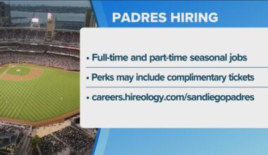 Padres announce job openings for 2026 season