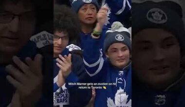 Toronto erupted as Mitch Marner got a full-throttle standing ovation..