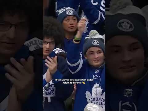 Toronto erupted as Mitch Marner got a full-throttle standing ovation..