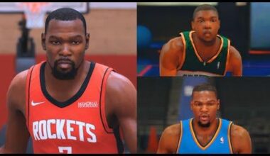 Kevin Durant Evolution in NBA 2K Games (NBA 2K8 - NBA 2K26)