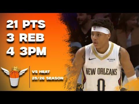 Jeremiah Fears 21 Points vs Heat Full Highlights! (1/4/2026)