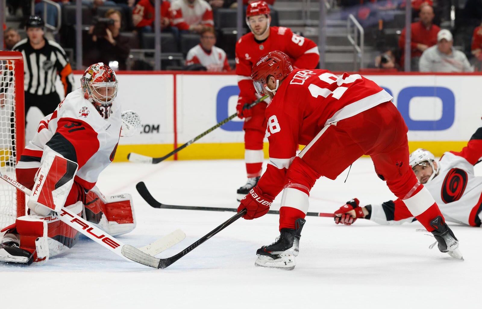 'Tough Way To End It': Rod Brind'Amour, Shayne Gostisbehere, Seth Jarvis On OT Loss To Red Wings, Final Missed Call