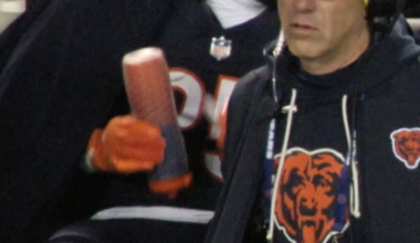 [Mic'd Up] Luther Burden's reaction to Kyle Monangai's water bottle blooper