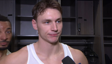 Pelle on the matchup with DeMar: "I didn't say nothing, I didn't start nothing.. all I said was what he said to me back to him [..] It was just basketball." Locker room: "He's innocent! He's innocent!" 🤣