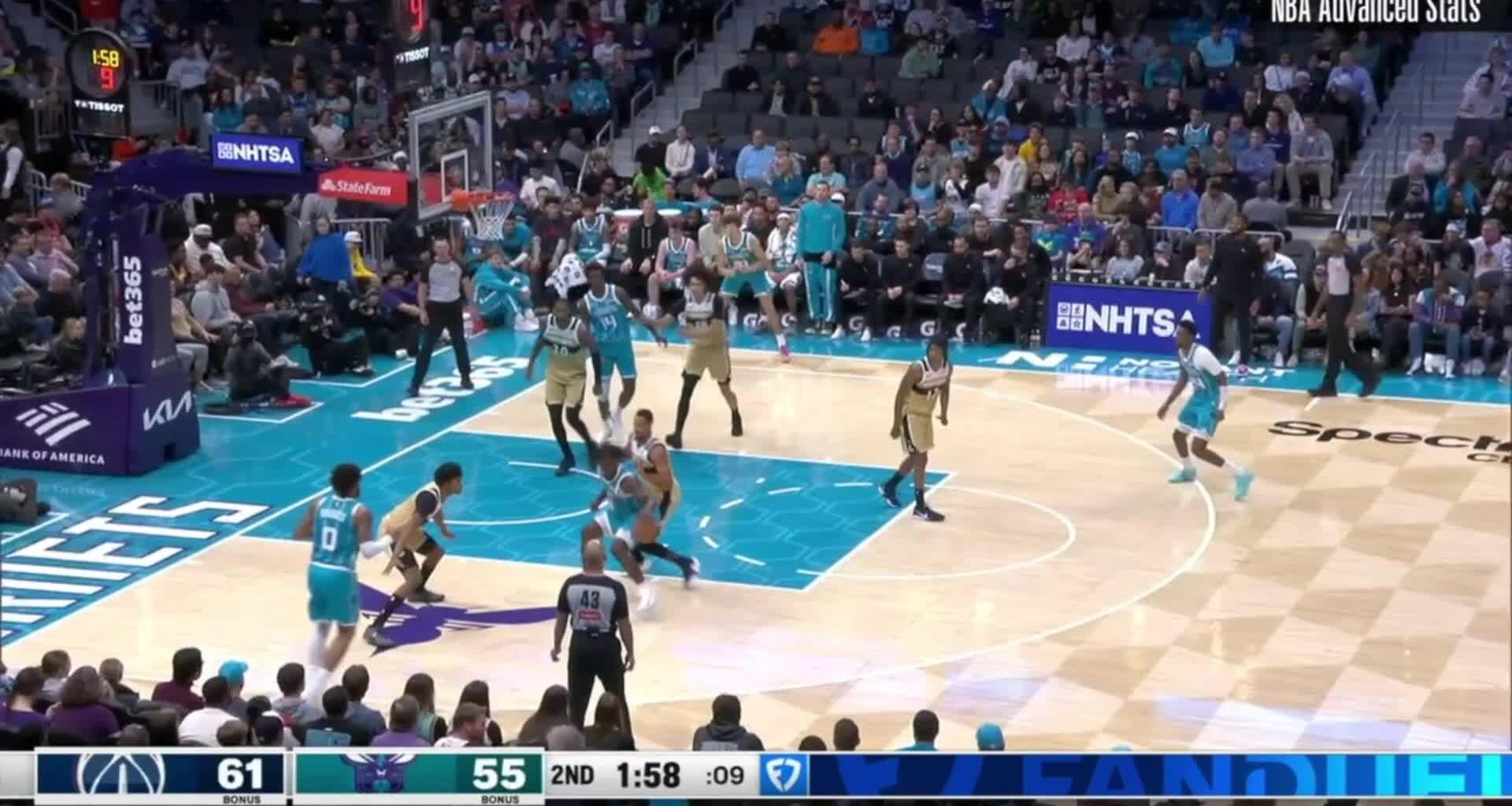 [Highlight] Alex Sarr is officially leading the NBA in blocks per game (2.3 bpg). Here is a 2 minute video highlighting some of his blocks this season