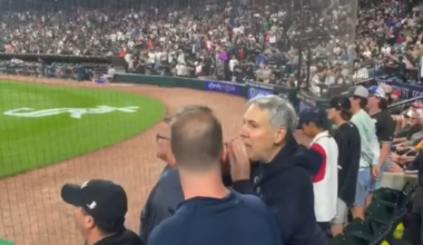 [Highlight] White Sox manager Tony La Russa listens to a fan to pinch run Adam Engel.