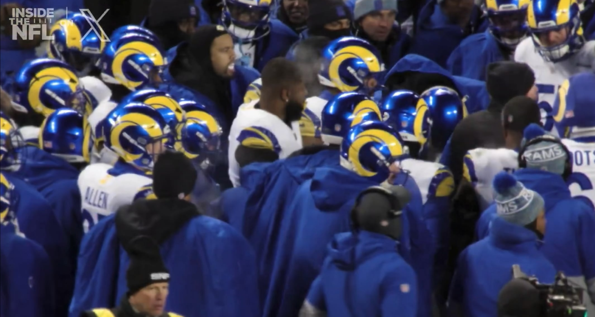 [NFL Films] Sean McVay to the team after Caleb’s late TD: “We are winning this game!”