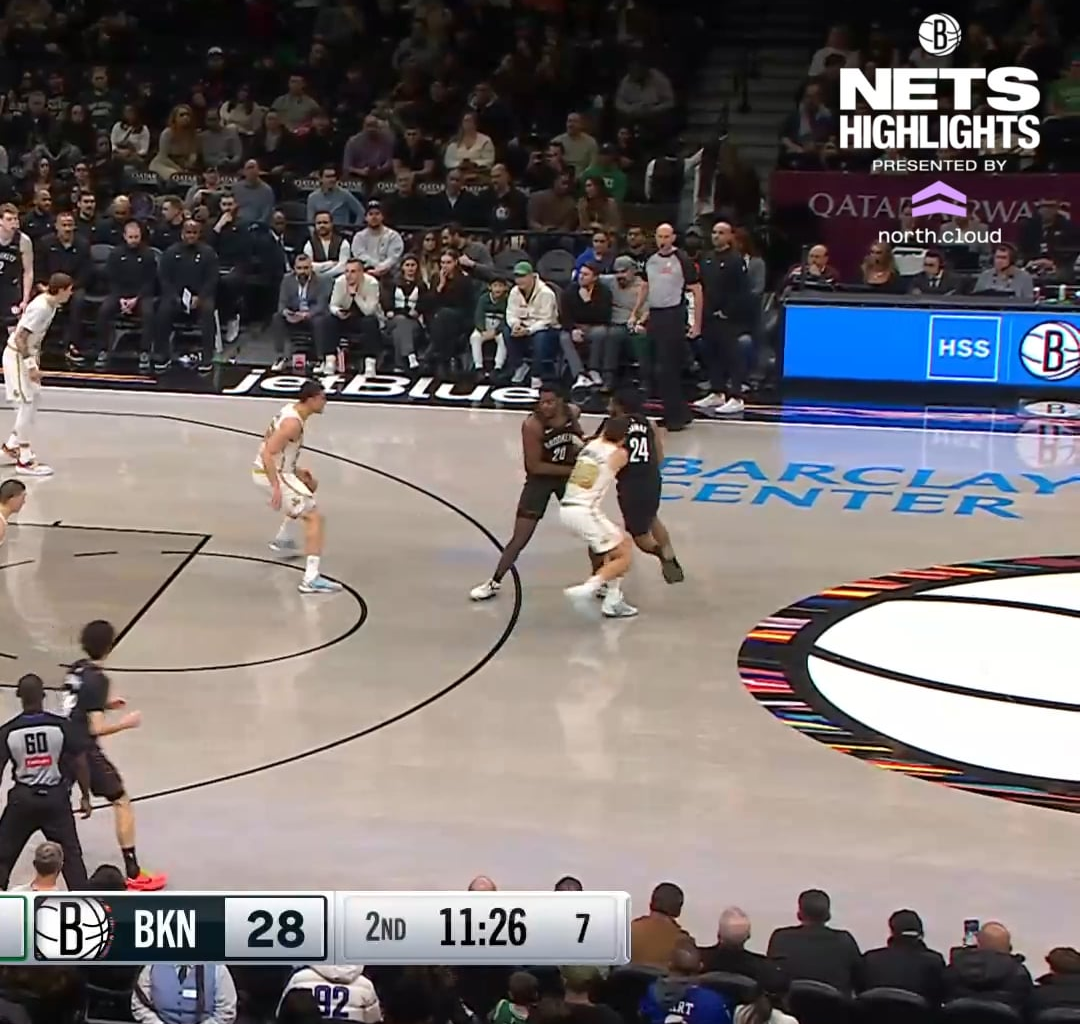 Nolan Traore set a career-high 21 points tonight vs. Boston