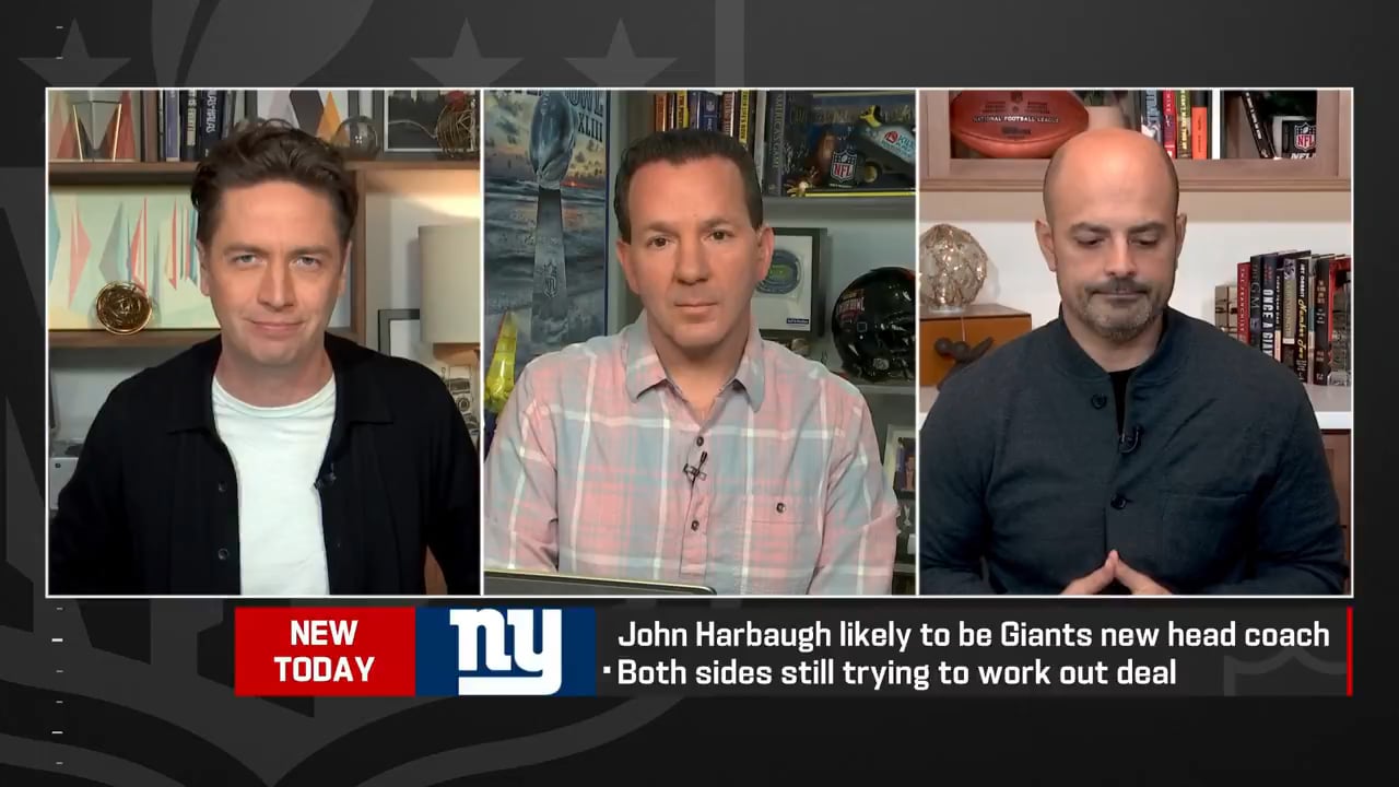 Ian Rapoport on what the hold up is with the Harbaugh contract