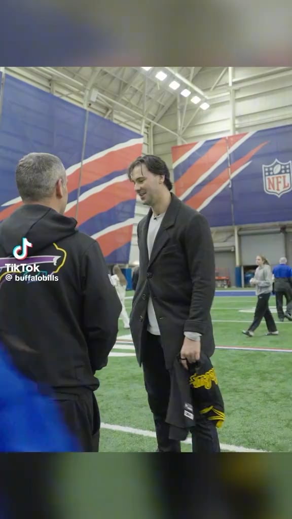 Jared Jones and Paul Skenes meet Josh Allen, James Cook, and Sean McDermott