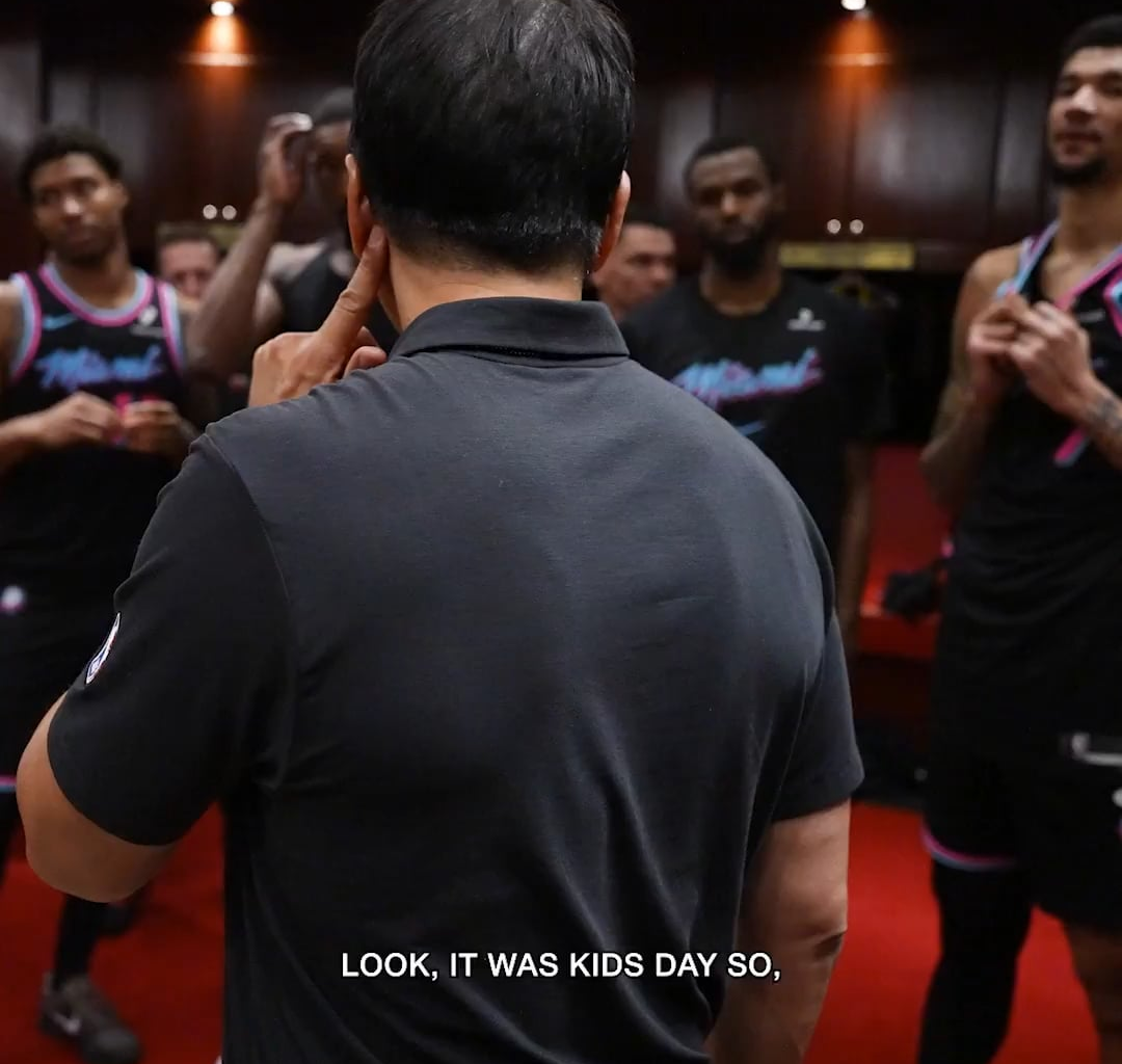 Wholesome Locker Room Moment After Win
