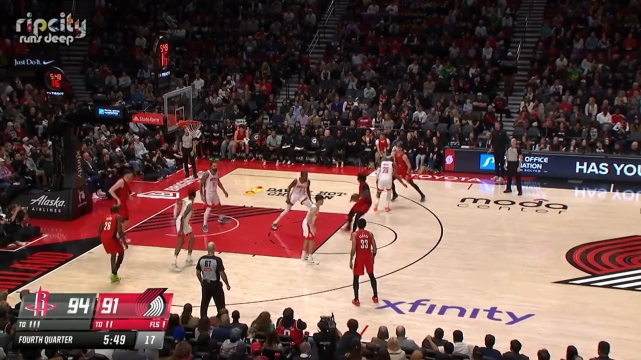 toumani camara sends reed sheppard through the rip city multiverse
