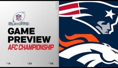 Pregame Thread: Denver Broncos (15-3) vs New England Patriots (16-3) | 2025 AFC Championship Game