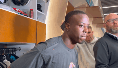 If this was it for Travis Etienne at the Jaguars, he went out with the ultimate mic drop: “Biggest thing for Trevor Lawrence is just let his nuts hang, I guess. Be cocky. Stop caring what people think.”