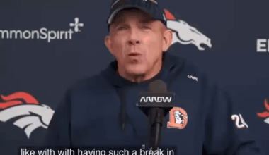 [Highlight] Broncos HC Sean Payton is asking fans to make noise when Josh Allen and the Bills enter the huddle each time on Saturday. He says fans usually get loudest when teams break the huddle. It should be when they enter the huddle.