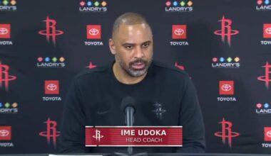 Ime Udoka: "You took a 37 year old out of the game for 2 minutes and you lose a 13 point lead. 11-0 run. Don't play with any aggression, confidence. Mentally weak. The fact that we have to rely on a 37 year old for 40+ minutes is a problem.”