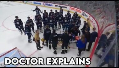 Hadyn Fleury Stretchered Off Ice and Taken to the Hospital - Doctor Explains