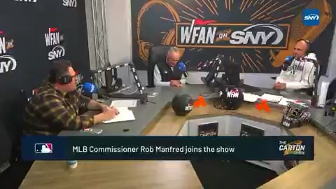 Rob Manfred says that he would like MLB to expand to 32 teams and that the league could realign along geographical lines in eight divisions of four if that happens: