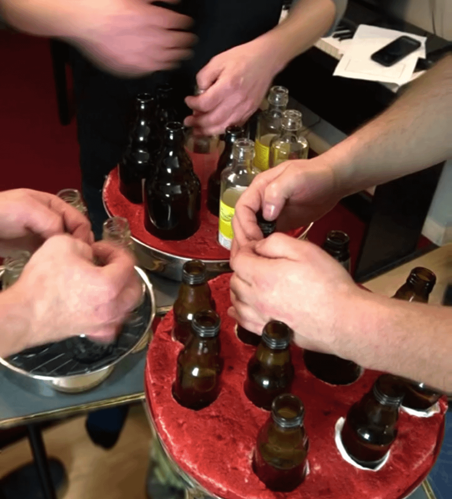 Bottle popping band (Sabre Dance)