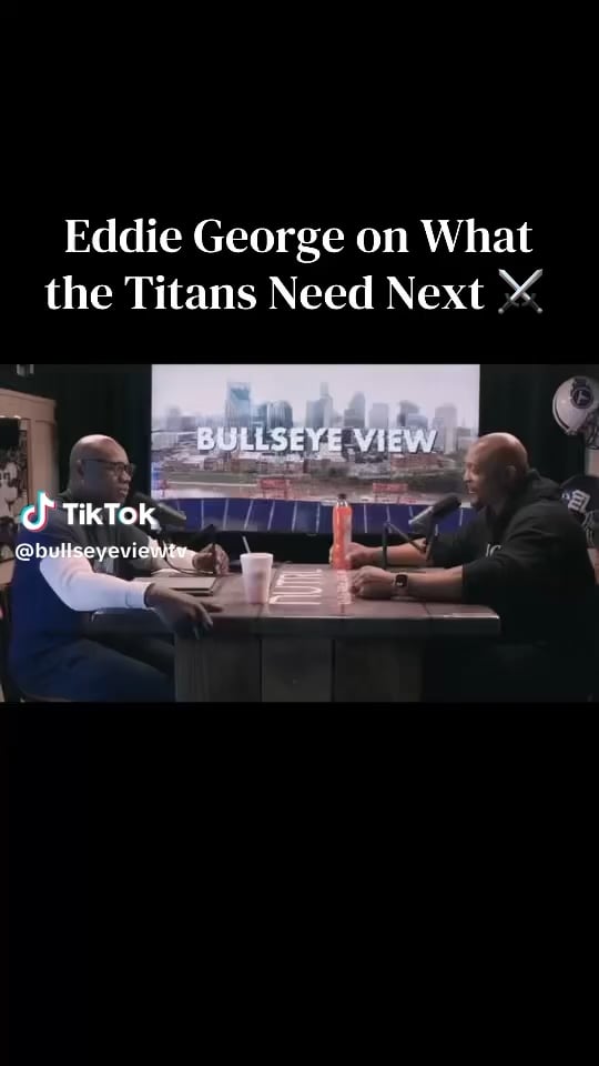 Eddie George explains what he thinks the Titans need to do to get back on track