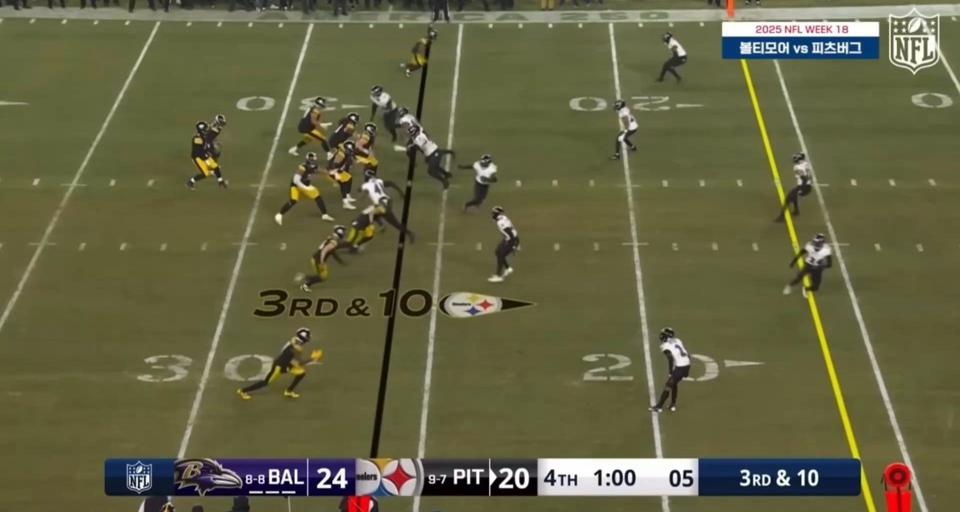 Rodgers to Austin TD, Boswell's PAT miss, and Loop's miss all in KOREAN!