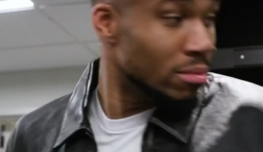 Giannis got LeBron jersey after the game. “I got his jersey tonight. He’s the blueprint for every athlete.” - Giannis