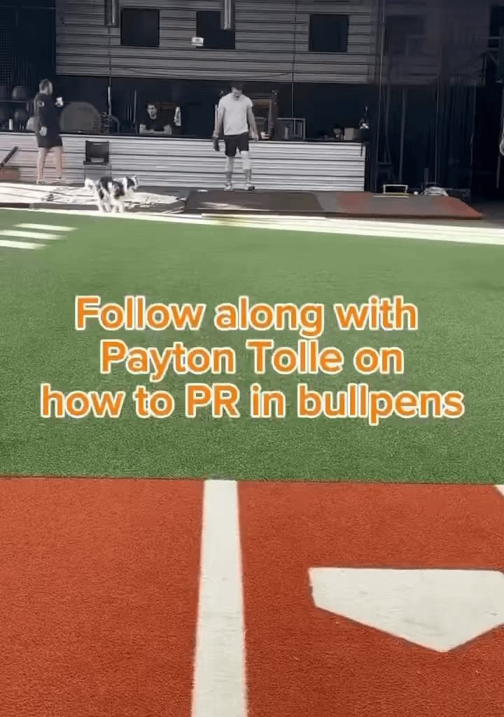 Payton Tolle on how to PR in bullpens
