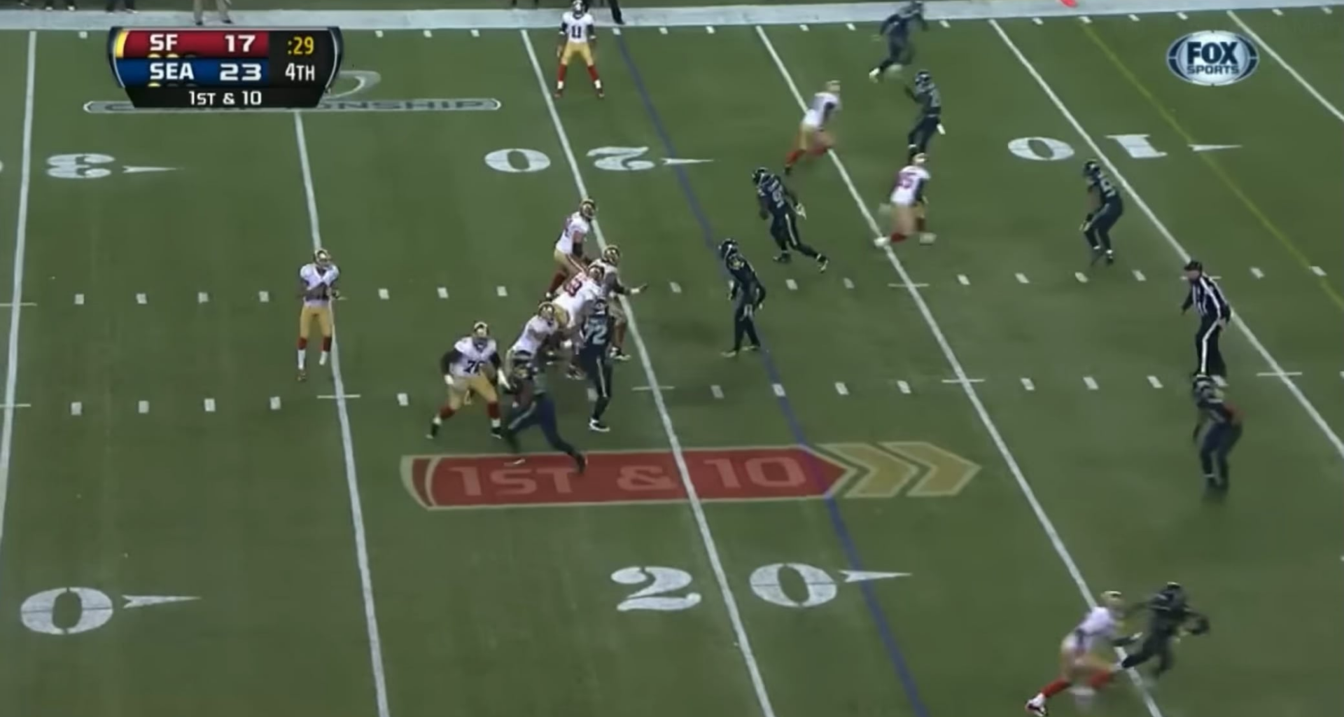 The last time we hosted a playoff game against the 49ers.