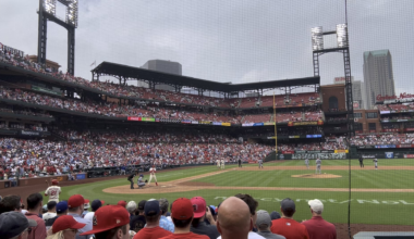 My view of Arenado’s walk off RBI vs Dodgers on June 7.