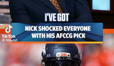 Nick Wright picking us in the AFCCG!?!? I don’t know what world I’m living in.