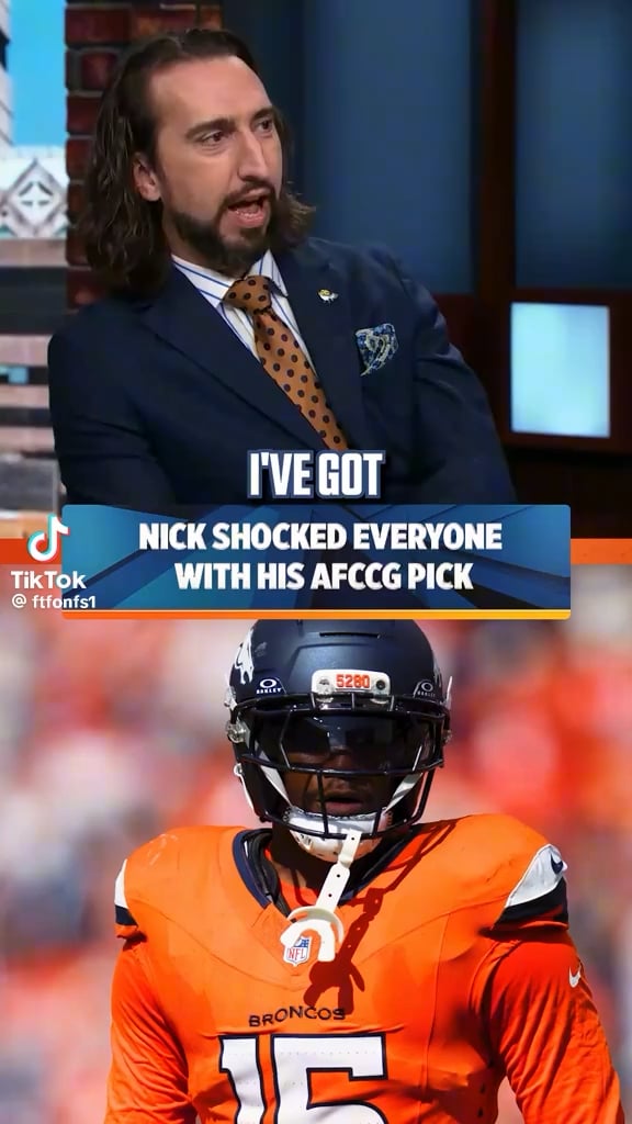 Nick Wright picking us in the AFCCG!?!? I don’t know what world I’m living in.