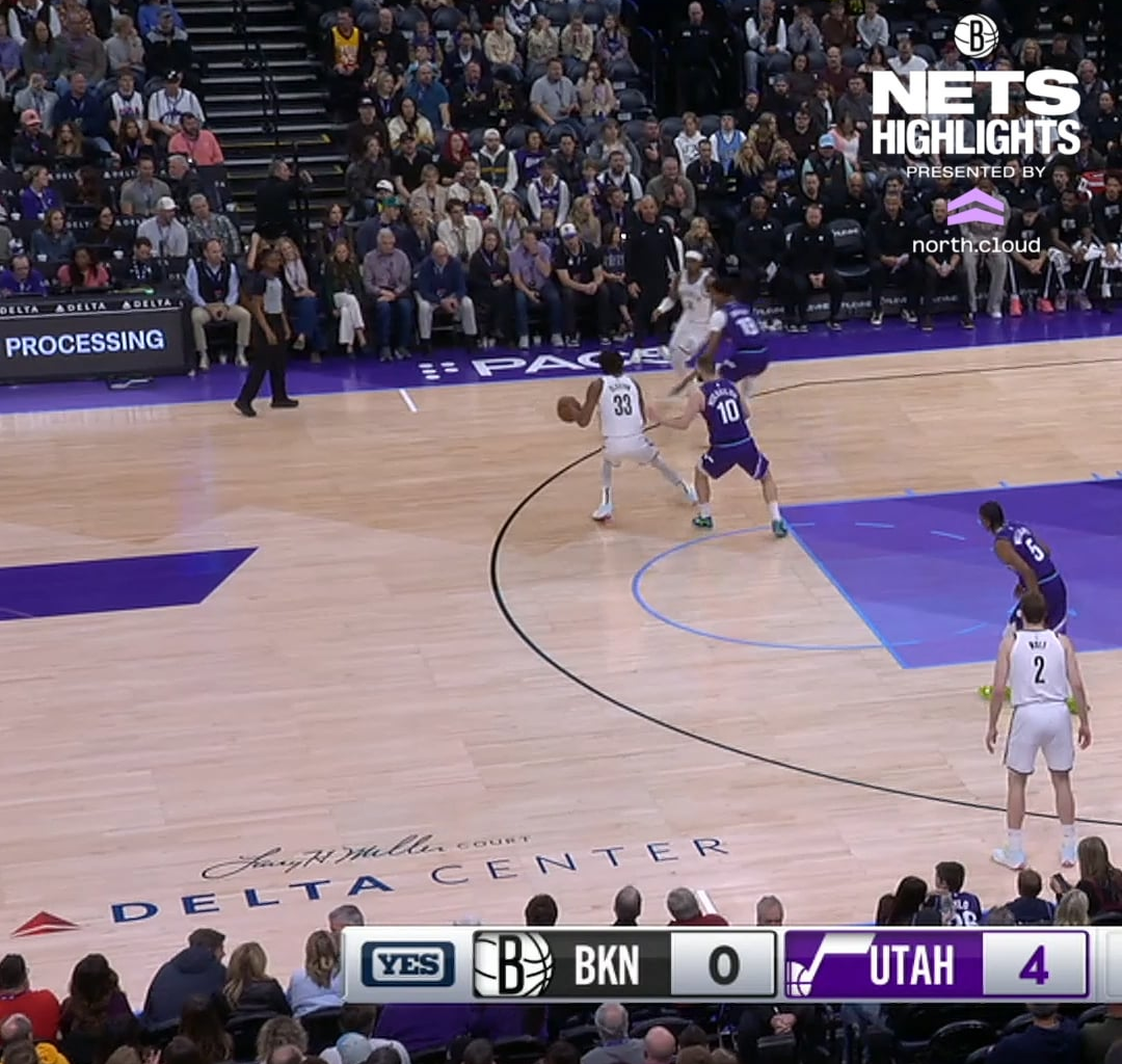 Have yourself a career night, Egor! - 25 PTS (career-high), 10 REB, 6 3PM