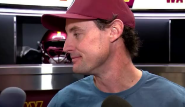 Tress Way says he doesn’t have the desire, but to play for the Washington Commanders