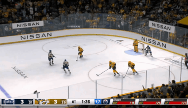 Jarry giveaway to Skjei and Josi in OT!