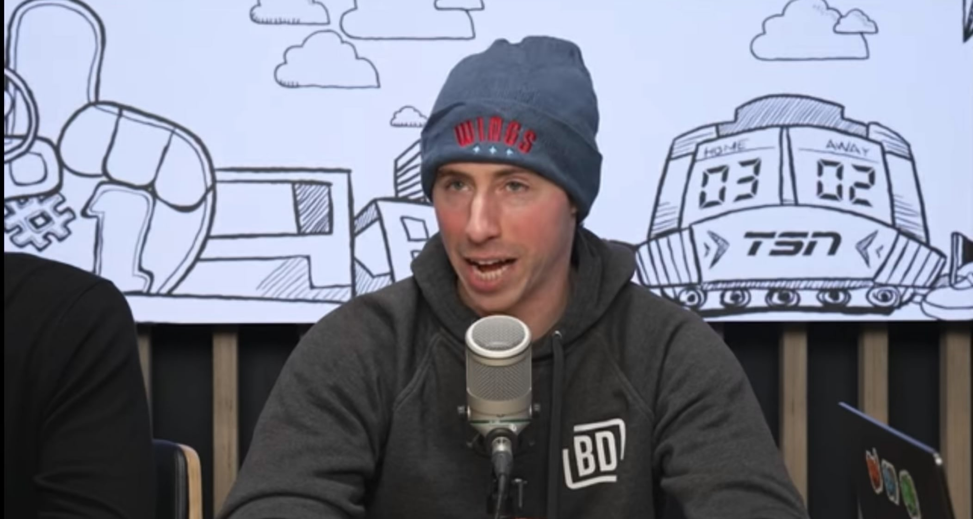 Getzy’s side of the Zegras/Drysdale pregame 😂