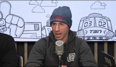 Getzy’s side of the Zegras/Drysdale pregame 😂