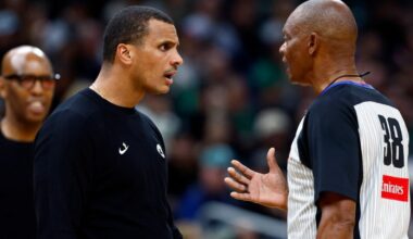 New story from Miami: Joe Mazzulla and Jaylen Brown both opened up about recent officiating complaints today. But, Mazzulla also made clear that, internally, officiating is not what the team is focused on. "That’s not the message to our team."