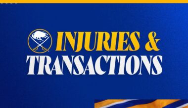 [Buffalo Sabres] Michael Kesselring will miss today's game in Columbus due to a lower-body injury, per coach Lindy Ruff.