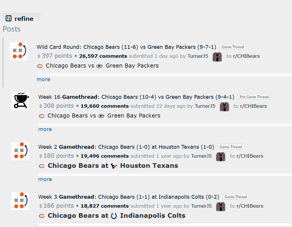 Wild Card Post-Gamethread: Bears vs Packers