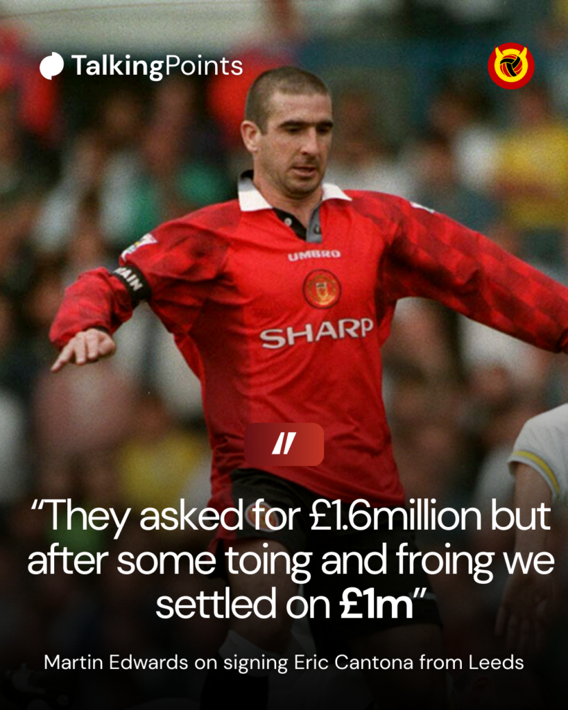 Cantona/Leeds graphic