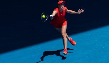 Elina Svitolina in action ahead of WTA Auckland.