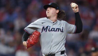 [Nethercott] The New York Yankees, in acquiring LHP Ryan Weathers, will send four prospects to the Miami Marlins: OF Dillon Lewis, OF Brendan Jones, 3B Dylan Jasso, and SS Juan Matheus.